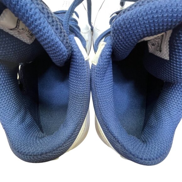 Nike Men’s White/Blue Lightweight Overplay VIII Basketball Shoes Size 8.5 - Picture 5 of 9